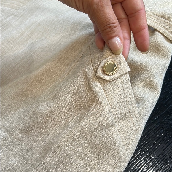 Ellen Tracy Cream Sheath Mini Dress for Work - Picture 5 of 8